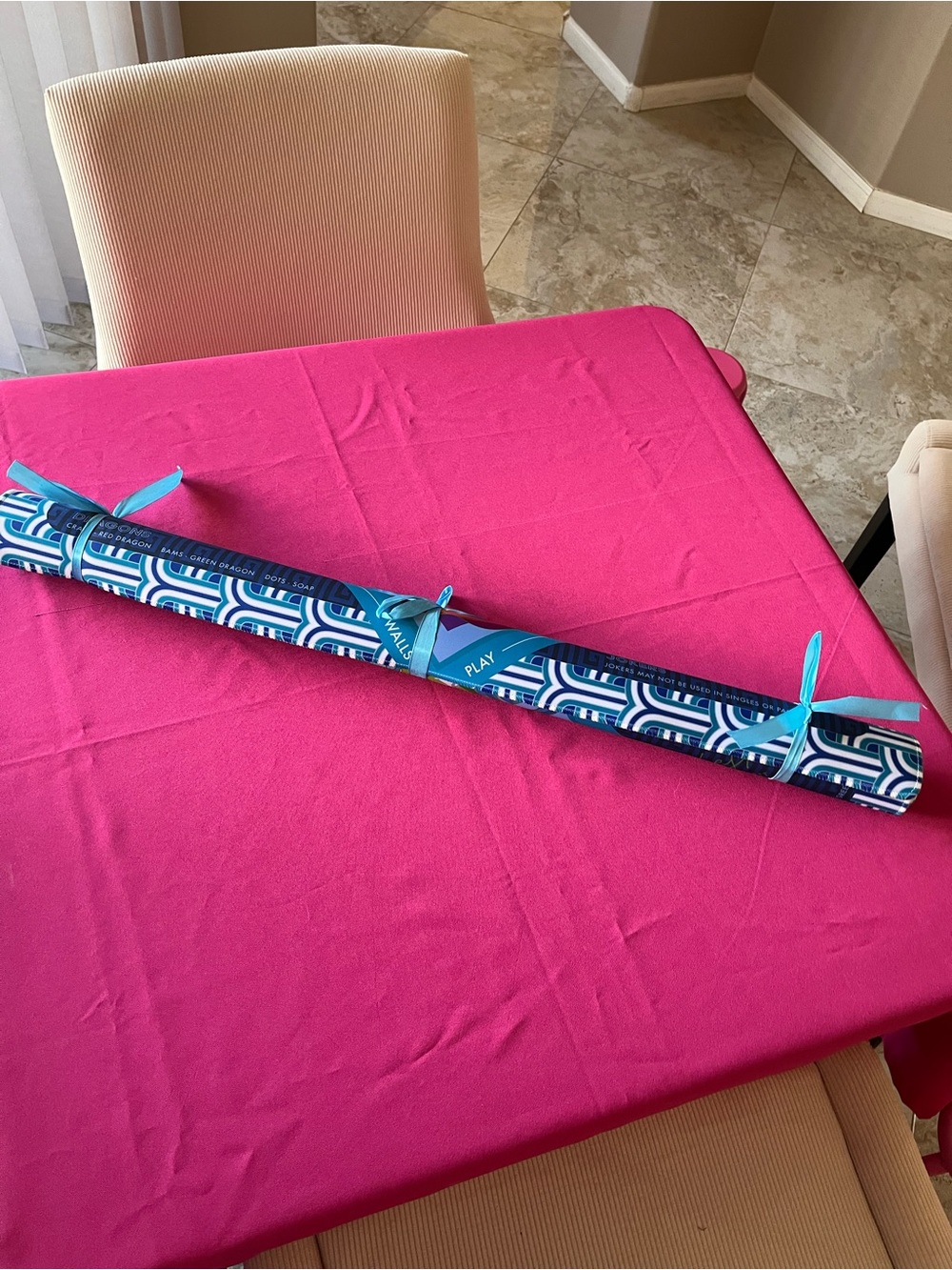 NWT Jonathan Adler Mahjong Mat with Matching Canvas Carrying Bag Tote - Picture 12 of 12